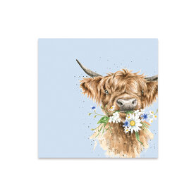 Wrendale Designs - Cocktail Servet - Highland Cow - Daisy Coo Wrendale Designs - Cocktail Servet - Highland Cow - Daisy Coo