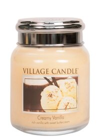 Village Candle Creamy Vanilla 454 gr Medium Candle