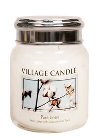  Village Candle Pure Linen 454 gr Medium Candle