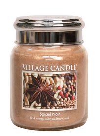 Village Candle Spiced Noir 454 gr Medium Candle
