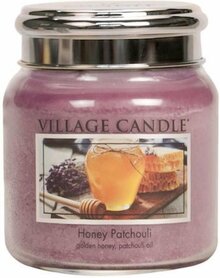 Village Candle Honey Patchouli 390 gr Small Candle