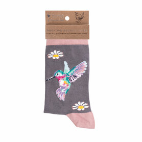 Wrendale Designs Damen Socken Kolibri "Wisteria Wishes"