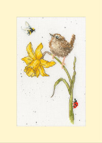 Borduurpakket Hannah Dale - The Birds and The Bees - Bothy Threads