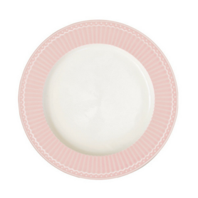 GreenGate Diner Bord Alice Pale Pink  D: 26,5 cm GreenGate Diner Bord Alice Pale Pink  D: 26,5 cm