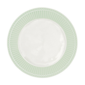 GreenGate Everyday Alice Diner Bord Alice Pale Green  D: 26,5 cm GreenGate Everyday Alice Diner Bord Alice Pale Green  D: 26,5 cm