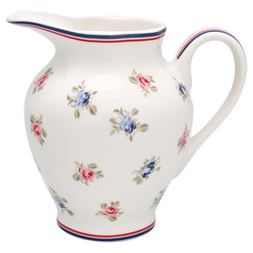 GreenGate Creamer round Hailey white H: 12cm GreenGate Creamer round Hailey white H: 12cm