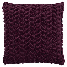 GreenGate Velvet Cushion Braided Plum 45x45cm GreenGate Velvet Cushion Braided Plum 45x45cm