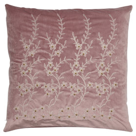 GreenGate Velvet Cushion Flower lavendar w/gold 50x50cm GreenGate Velvet Cushion Flower lavendar w/gold 50x50cm