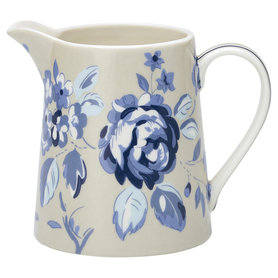 GreenGate Stoneware Jug Amanda Dark Blue 0,5L H 11,5 cm GreenGate Stoneware Jug Amanda Dark Blue 0,5L H 11,5 cm
