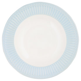 GreenGate Everyday Alice Soep Bord Alice Pale Blue  D: 21,5 cm GreenGate Everyday Alice Soep Bord Alice Pale Blue  D: 21,5 cm