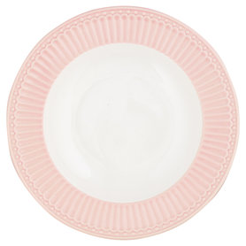 GreenGate Soep Bord Alice Pale Pink  D: 21,5 cm GreenGate Soep Bord Alice Pale Pink  D: 21,5 cm