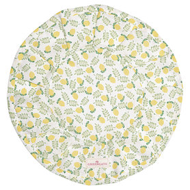 GreenGate Bread basket napkin round Limona petit white GreenGate Bread basket napkin round Limona petit white