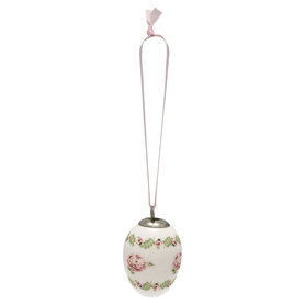 GreenGate Decorative egg Lily petit white set of 2 ass hang GreenGate Decorative egg Lily petit white set of 2 ass hang