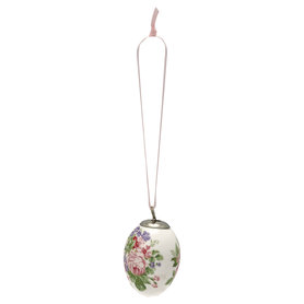 GreenGate Decorative egg Rose white set of 2 ass hang GreenGate Decorative egg Rose white set of 2 ass hang