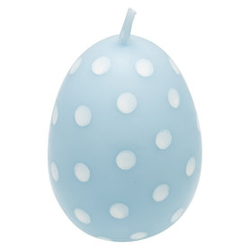 GreenGate Candle Easter egg Spot pale blue H: 7cm GreenGate Candle Easter egg Spot pale blue H: 7cm