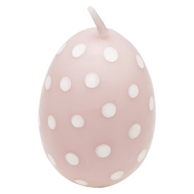 GreenGate Candle Easter egg Spot pale pink H: 7cm GreenGate Candle Easter egg Spot pale pink H: 7cm