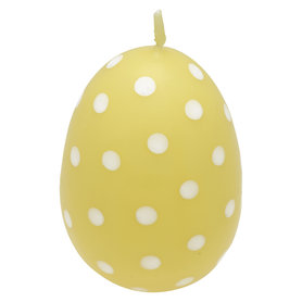 GreenGate Candle Easter egg Spot pale yellow H: 7cm GreenGate Candle Easter egg Spot pale yellow H: 7cm