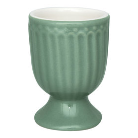 GreenGate Eierdop / Egg cup Alice dusty green H: 6,5cm