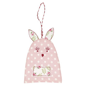 GreenGate Eierwarmer / Eggwarmer Rabbit Spot pale pink H: 16cm GreenGate Eierwarmer / Eggwarmer Rabbit Spot pale pink H: 16cm