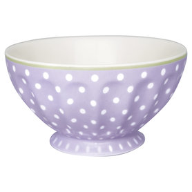 GreenGate French bowl Xlarge Spot Lavender D: 13,5cm GreenGate French bowl Xlarge Spot Lavender D: 13,5cm