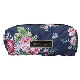 GreenGate Nylon Pouch Rose dark blue 6x5x18cm GreenGate Nylon Pouch Rose dark blue 6x5x18cm
