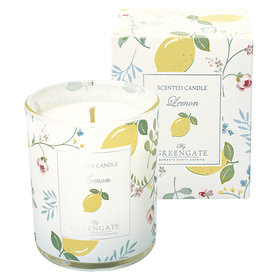 GreenGate Scented candle Limona white 120g H:7,5cm GreenGate Scented candle Limona white 120g H:7,5cm