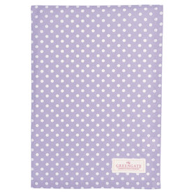 GreenGate Cotton Tea towel Spot Lavendar 50x70cm GreenGate Cotton Tea towel Spot Lavendar 50x70cm