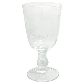 GreenGate Glass Wine Butterfly clear H:16cm
