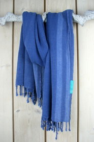 Hamamdoek Explorer Stonewashed Snorkel Blue Extra Lang