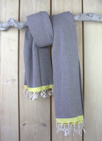 Hamamdoek SERENGETI Grey/Buttercup Yellow