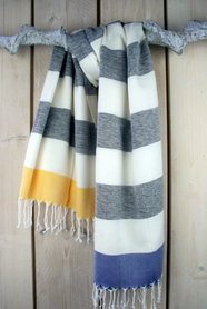 Hamamdoek Florida Royal Blue/Buttercup Yellow