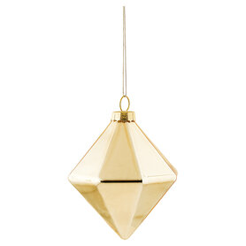 GreenGate Ball glass gold diamond hanging GN GreenGate Ball glass gold diamond hanging GN