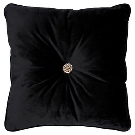 Gate Noir Cushion black w/gem stone 40x40cm GN Gate Noir Cushion black w/gem stone 40x40cm GN