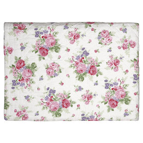 GreenGate Quilt / Bedcover Rose White 180x230cm GreenGate Quilt / Bedcover Rose White 180x230cm