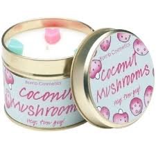 Bomb Cosmetics Geurkaars Coconut Mushroom Tinned Candle