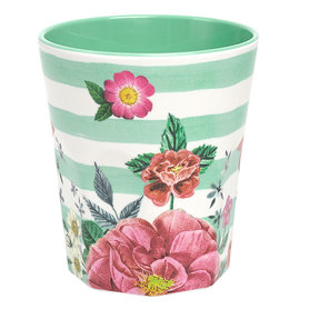 Ginger Lifestyle Melamine Mok M Summer Blossom Green Stripes Ginger Lifestyle Melamine Mok M Summer Blossom Green Stripes