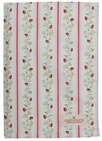 GreenGate Cotton Tea towel Gloria White Limited Edition 50x70cm GreenGate Cotton Tea towel Gloria White Limited Edition 50x70cm