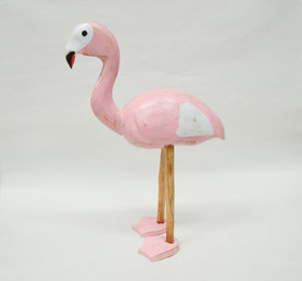 Isabelle Rose Wooden Flamingo Pink