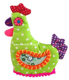 Ginger Lifestyle eierwärmer / eggwarmer Kip groen Ginger Lifestyle eierwärmer / eggwarmer Kip groen