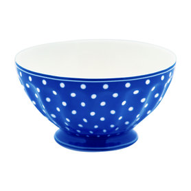 GreenGate Cereal Schaaltje / French bowl xlarge Spot blue D:13,5cm GreenGate Cereal Schaaltje / French bowl xlarge Spot blue D:13,5cm