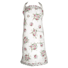 GreenGate Keuken schort / Apron Aurelia white w/frill  GreenGate Keuken schort / Apron Aurelia white w/frill