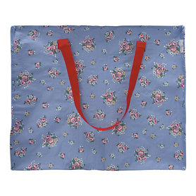 GreenGate Opbergtas / Storage bag Nicoline Dusty Blue Large 47x30x58cm GreenGate Opbergtas / Storage bag Nicoline Dusty Blue Large 47x30x58cm