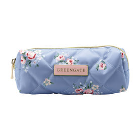 GreenGate Toilettas / Pouch Nicoline dusty blue GreenGate Toilettas / Pouch Nicoline dusty blue