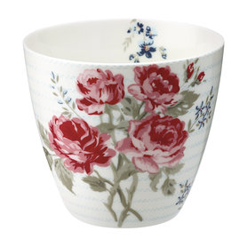 GreenGate Mokje / Latte cup Elisabeth pale blue H: 9cm GreenGate Mokje / Latte cup Elisabeth pale blue H: 9cm