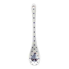 GreenGate Kinder Lepel / Kids spoon Noah Blue L:15,5cm GreenGate Kinder Lepel / Kids spoon Noah Blue L:15,5cm
