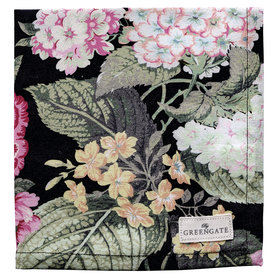GreenGate Servet / Napkin Adele black 40x40cm GreenGate Servet / Napkin Adele black 40x40cm