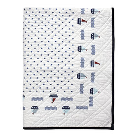 GreenGate Kinder Sprei / Kids bed cover Noah white 120x120cm GreenGate Kinder Sprei / Kids bed cover Noah white 120x120cm