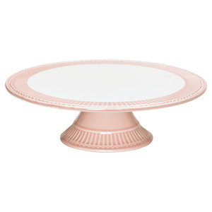 GreenGate Everyday Alice  Cake Plate Alice Pale Pink 8,3 x 28,0 cm
