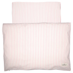 GreenGate Baby Dekbedovertrek / Baby bed linen set Sari Pale Pink 70x100cm