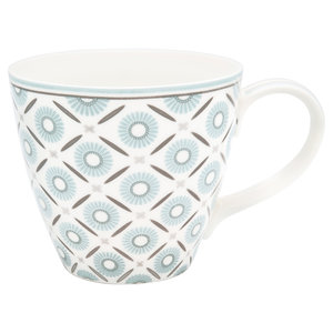 GreenGate Mok / Mug Alva White H: 9cm